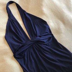 **SALE**  Moda International Navy Dress Med